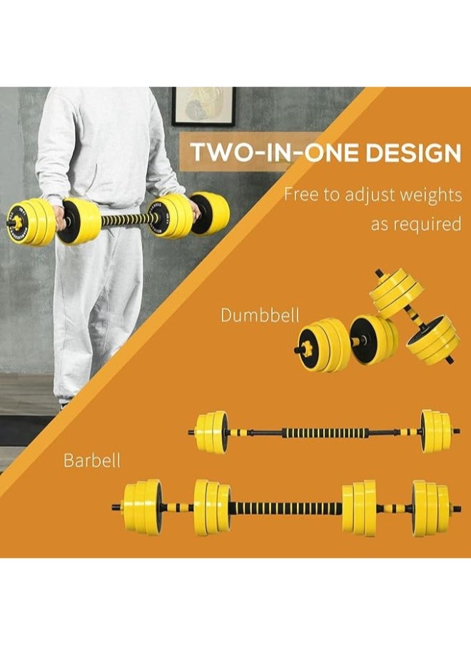 Generic - Adjustable frame set to dumbbell and bar with stabilizer bar for strength training, full body workout, muscle building, home gym sports area, multi-color aerobics - Image 1