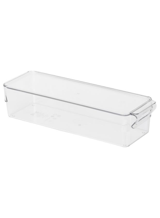 erorex Storage box for fridge, transparent, 32x10x8 cm - Image 1
