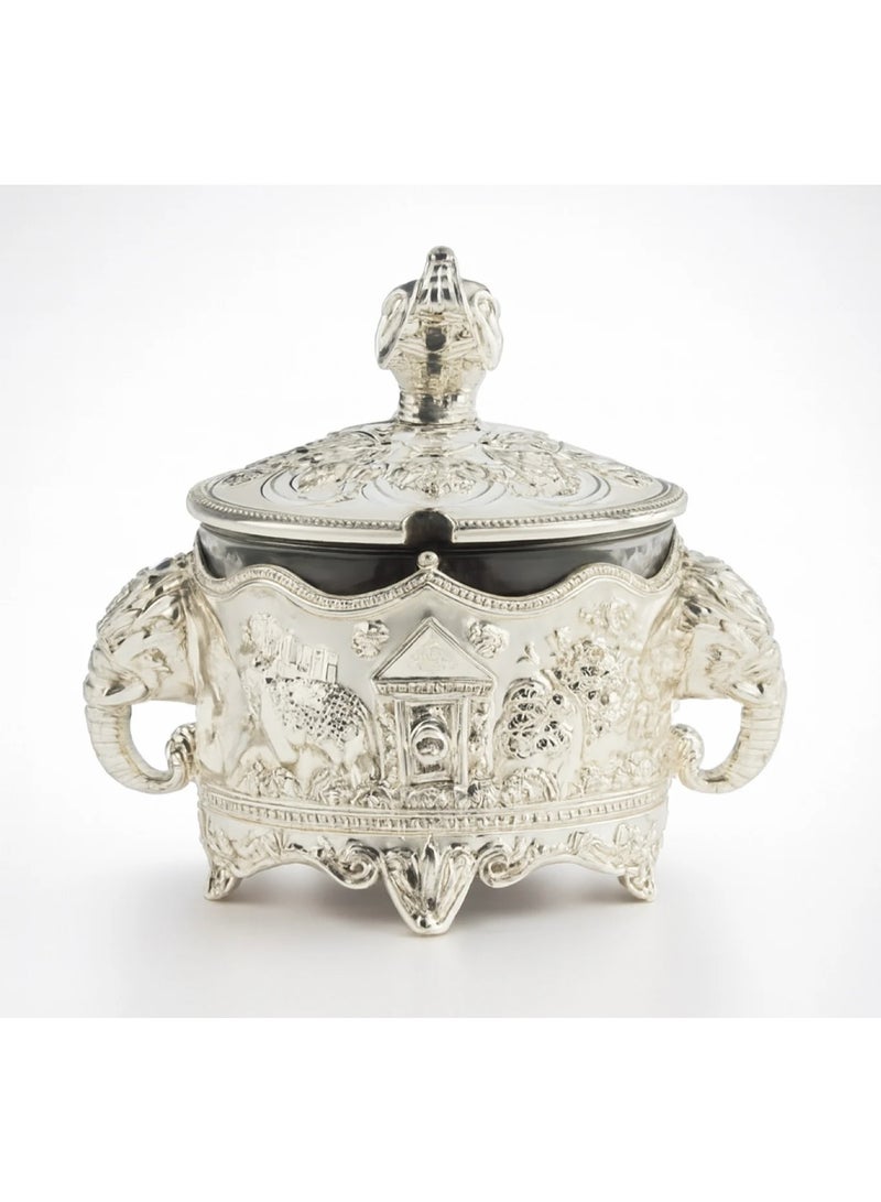 جرة سكر فاخرة بتصميم أنيق بنقوش - Image 3