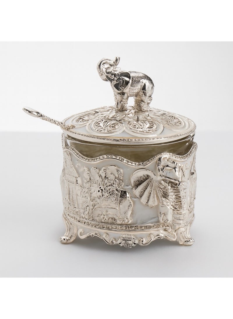 جرة سكر فاخرة بتصميم أنيق بنقوش - Image 1