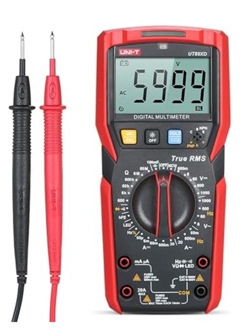 Uni-T Digital Multimeter High Accuracy Handheld Mini Universal Meter 6000 Counts Lcd Display