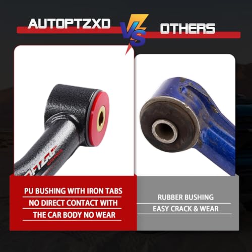 Autoptzxd Front Upper Control Arms for Ram 1500 2006-2022, 2-4" Suspension Adjustable Control Arms with Ball Joint fit for Dodge 1500 2WD 4WD, 2pcs - Image 4