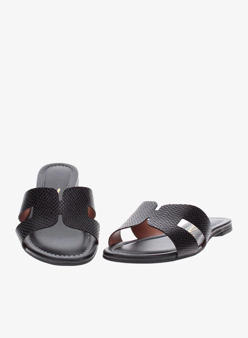VIZZANO BLACK Vizzano Ladies Flat Sandals Black | Made In Brazil for Women | Best Price UAE