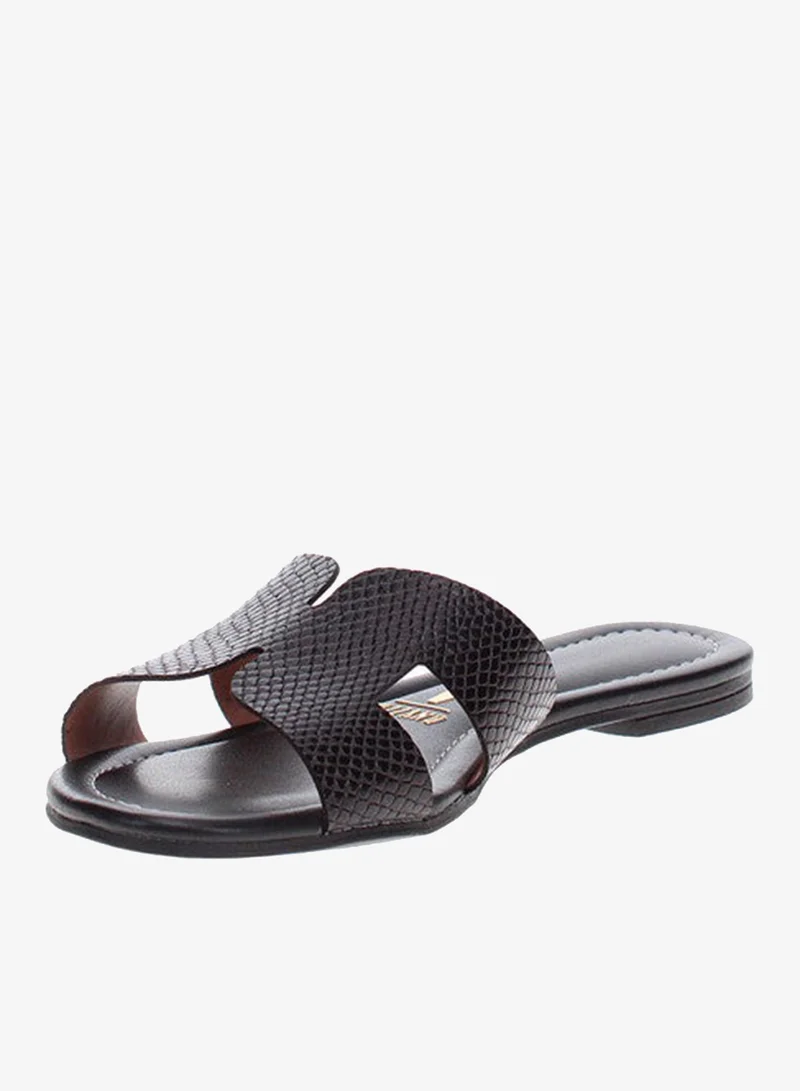 VIZZANO Vizzano Ladies Flat Sandals Black | Made In Brazil
