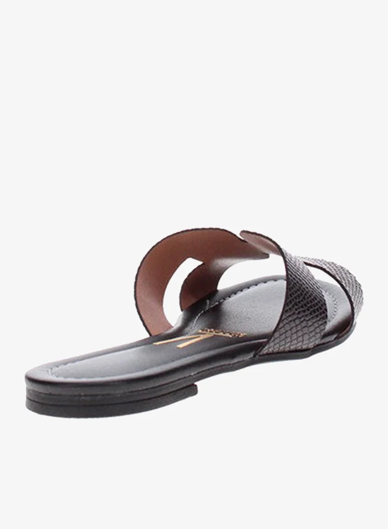 VIZZANO BLACK Vizzano Ladies Flat Sandals Black | Made In Brazil for Women | Best Price UAE