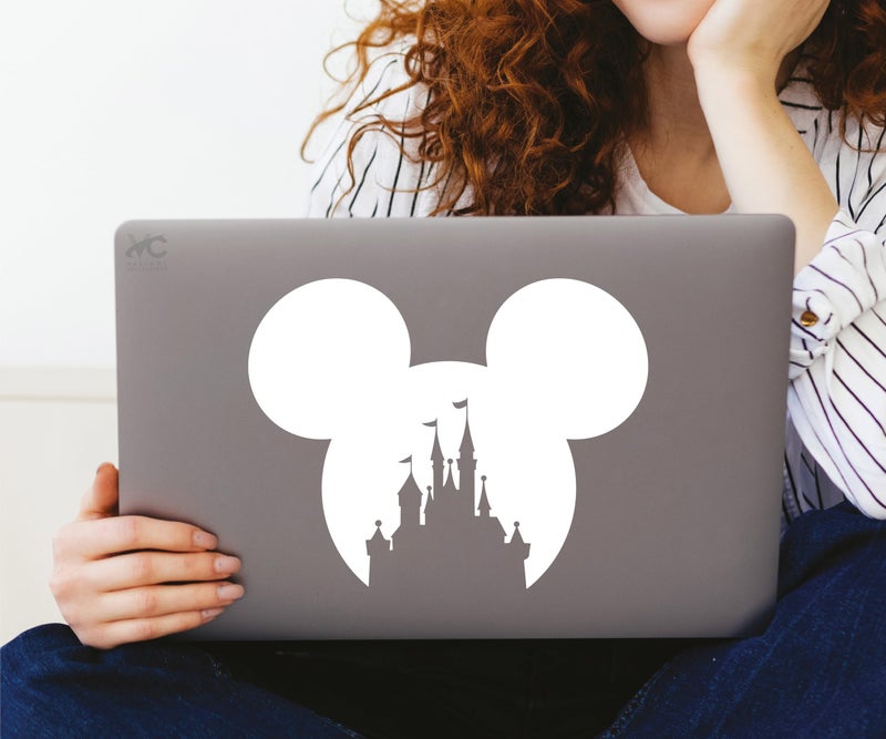 VALIANT COLLECTIONS â€“ Mickey Mouse Disney Castle Stickers - Vinyl Decal for Car & Van-Indoor & Outdoor use for Long Lasting - Waterproof Quote Stickers for Laptop â€“ VC 468 - Image 2