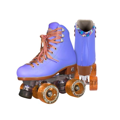 Moxi Beach Bunny Roller Skates for Women Colorful PrecisionFit Skate with HighRebound Wheels MoistureWicking Lining Padding Roller Skates Periwinkle Sunset 8 - Image 1