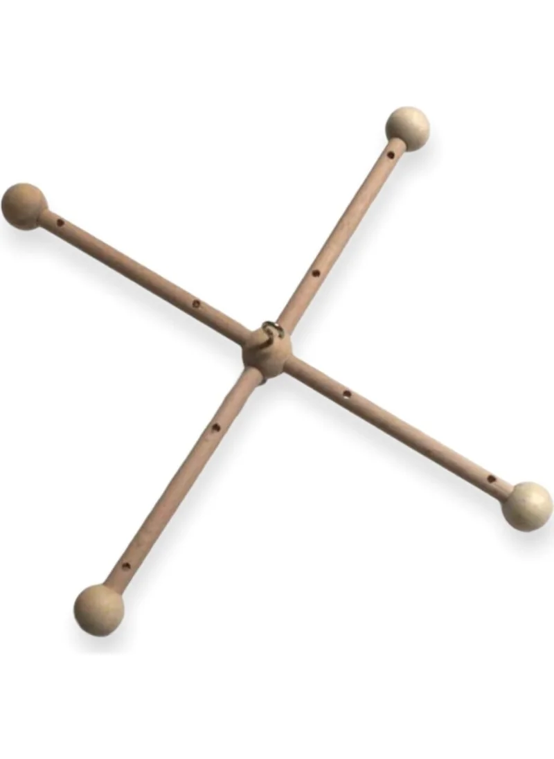 Bebek Özel Baby Special Natural Wooden Baby Crib Hanger Apparatus
