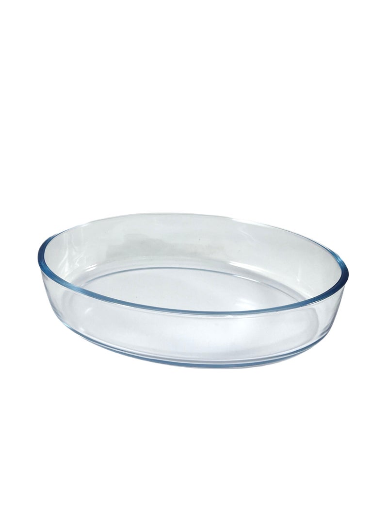 Homemaker Oval Glass Baking Dish, 2.4 Lt Capacity, 29.8X21.4 Cm Diameter, 6.3 Cm Height - Clear - Image 2