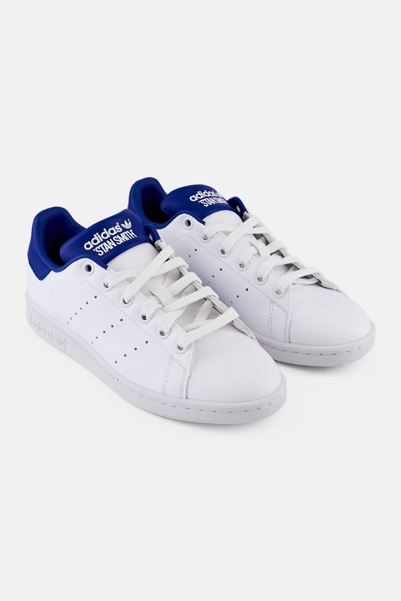 adidas Originals Kids Boy Stan Smith Lace Up Outdoor Sneakers, White - Image 1