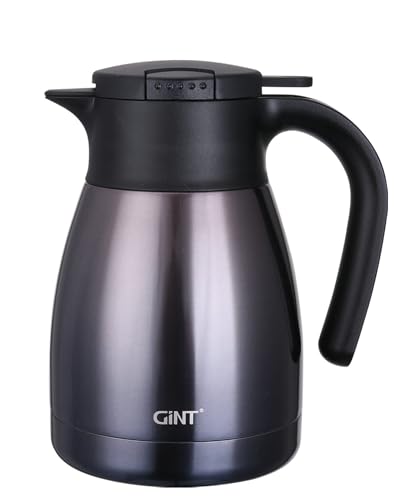 GiNT 1L / 34Oz Thermal Coffee Carafe, Insulated Stainless Steel Coffee Carafes for Keeping Hot/Double Walled Vacuum Thermal Carafe (Purple) - Image 1