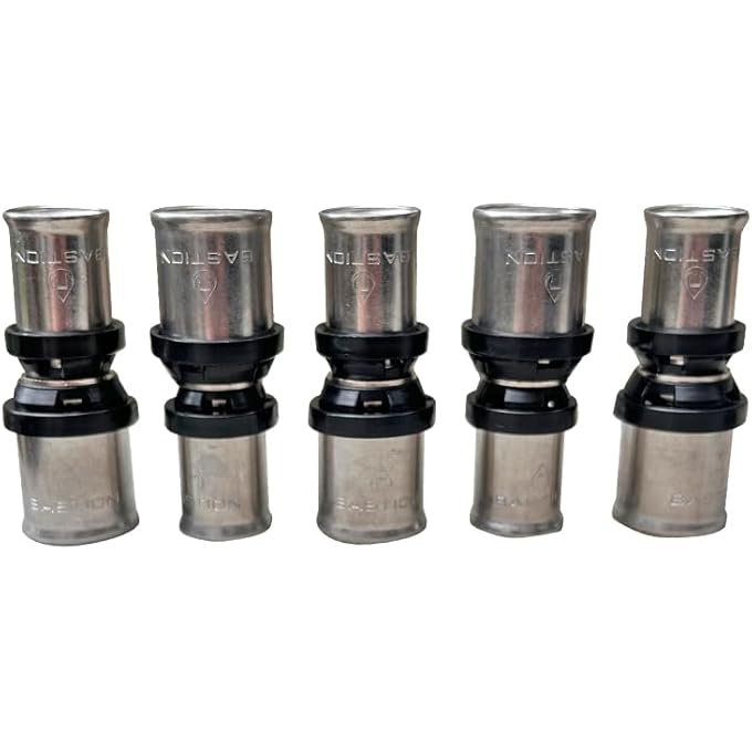 BASTION 25-16MM UNEQUAL STRAIGHT PRESS FITTING WRAS APPROVED  PACK OF 5 - Image 1