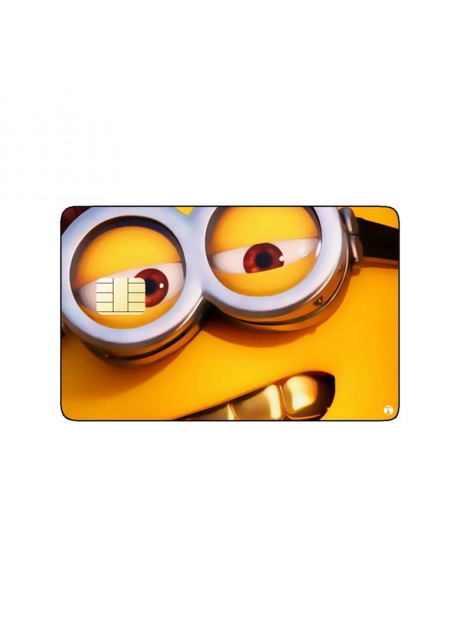 RKN PRINTED BANK CARD STICKER Animation Bob From Minions By Illuminations - Image 1