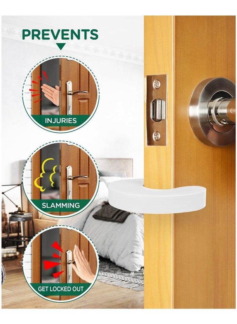 6 Pack Door Pinch Guards for Kids Extra Soft Durable Foam Finger Pinch Guard Thick Child Proof Door Slam Stopper Baby Safety Finger Protectors - Image 4