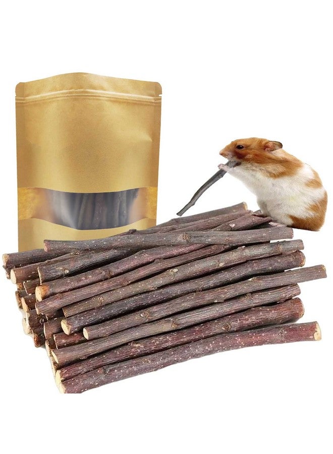 ANDES Natural Apple Sticks 10oz(300g) Small Animals Molar Wood Treats Toys Chinchilla Guinea Pig Hamster Rabbit Gerbil Parrot Bunny and Small Animals Chew Stick Toys Treats - Image 1