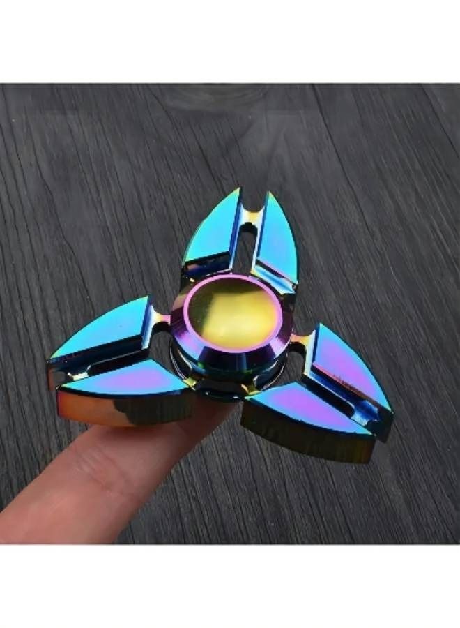 Fidget Spinner Multicolored Reduces Stress And Anxiety Kills Boredom For Kids Adults - Image 2