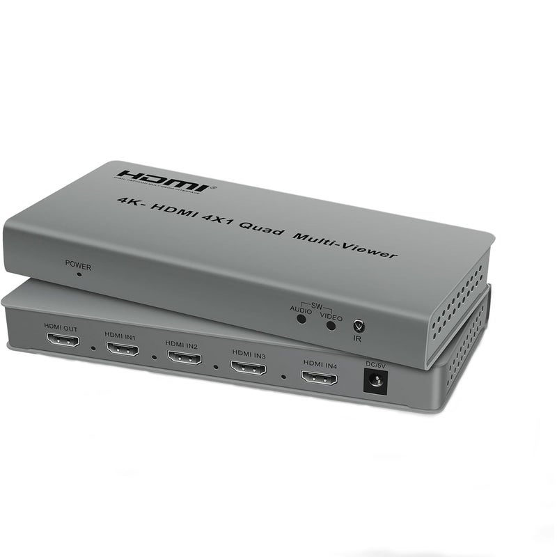 ETZIN 4k@60hz HDTV Multi-Viewer Switch with PIP, HDMI Multi-Switcher 4 in 1 Out for Seamless Switch, 4x1 HDMI Multiviewer Supports 8 Viewing Modes, 4k x 2k, 1080P, for X-Box, PS3/4/5 EPL-427H. - Image 5