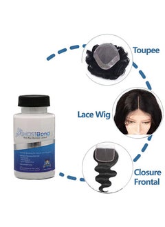 Ghost Bond 101ml invisible wig adhesive, waterproof, oil-proof, non-toxic, hair replacement adhesive for polyester and lace wigs  - Image 2