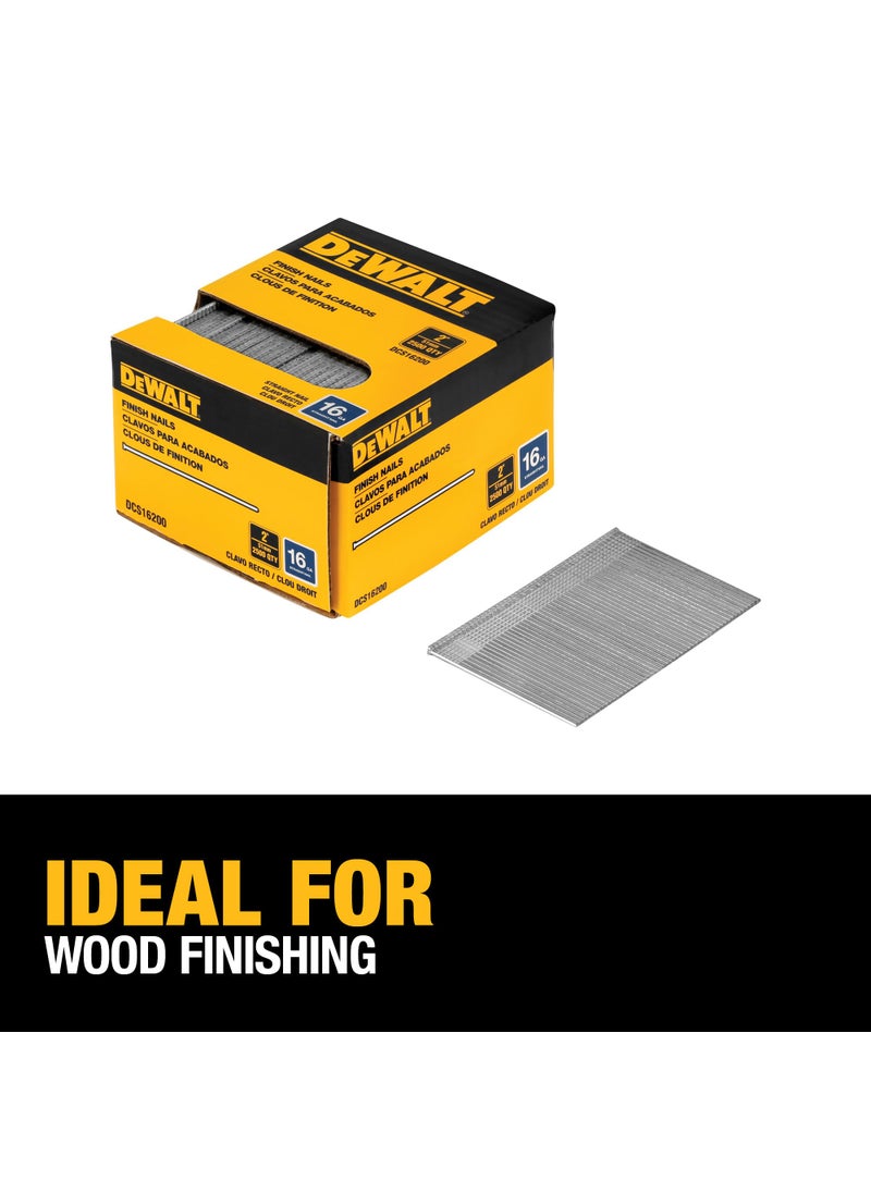 DEWALT DeWalt DCS16200 2' 16 Gauge Heavy-Duty Straight Finish Nails  - Image 3