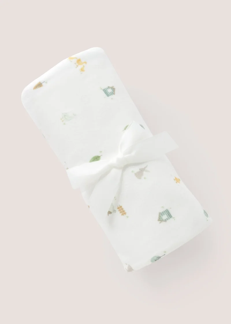 Matalan Baby Sage Animal Shawl