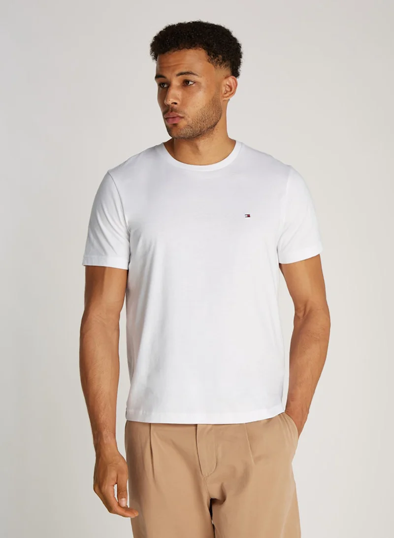 TOMMY HILFIGER Logo Crew Neck Short Sleeve T-Shirt