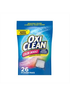 Oxiclean Color Boost Laundry Brightener and Stain Remover Power Paks, 26 Count  - Image 1