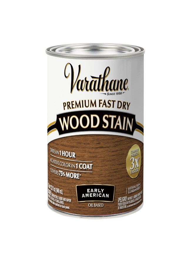 فاراثان Rust-OlEUm Varathane 262005، 32 أونصة (946 مل)، صبغة خشب ممتازة سريعة الجفاف، لون أمريكي قديم - Image 1