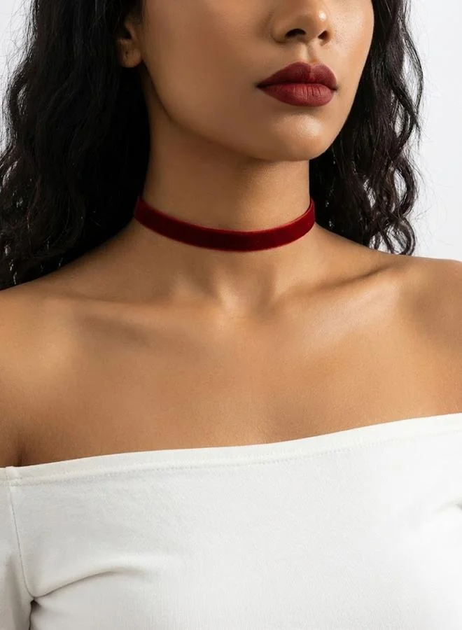 تايك تو Plain Choker Necklace