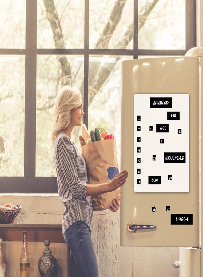 Oppaxf 50 Days of The Week and Months Magnetic Fridge Calendar - Magnetic Calendar Indicators for Office and Whiteboard - Image 5