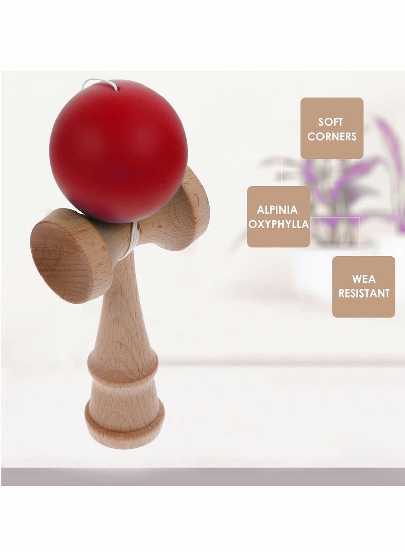 كابتن تيك Kendama, Wooden Prime Kendama, Cup and Ball Catch - Image 3