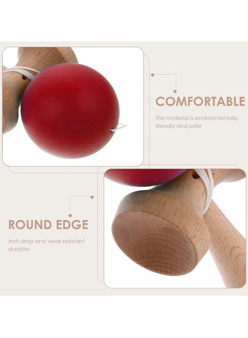 كابتن تيك Kendama, Wooden Prime Kendama, Cup and Ball Catch - Image 4