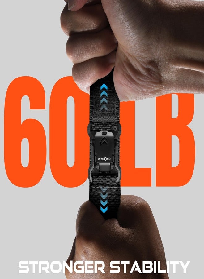 Bandletic سوار Bandletic المغناطيسي بمشبك Fidlock V متوافق مع ساعات Garmin، سوار معصم سهل التركيب مقاس 26 مم، سوار رياضي ناعم من النايلون لساعات Fenix 8 E 51 مم/7X 6X Pro/5X Plus/3 HR/Tactix/Descent/Enduro/Instinct 2X/ Quatix 3 - Image 4