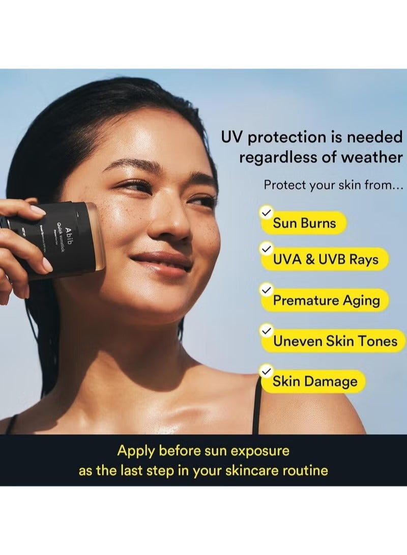 ابيب ستيك واقي شمسي كويك سن بعامل واقية من اشعة الشمس 50 ابيب 22 غرام SPF 50.0 ملليلتر - Image 2