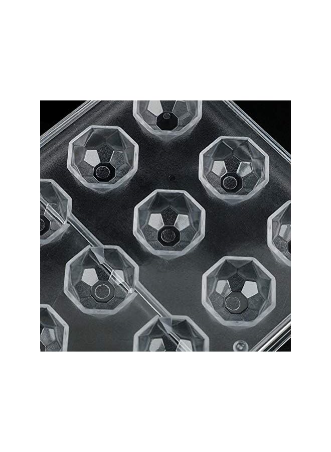 S-TOP 21 Cavities Diamond Shaped, Candy Making Molds, DIY Mould Cookie Tray, Clear Polycarbonate Mold for Mousse, Jelly, Candy, Chocolate - Image 3