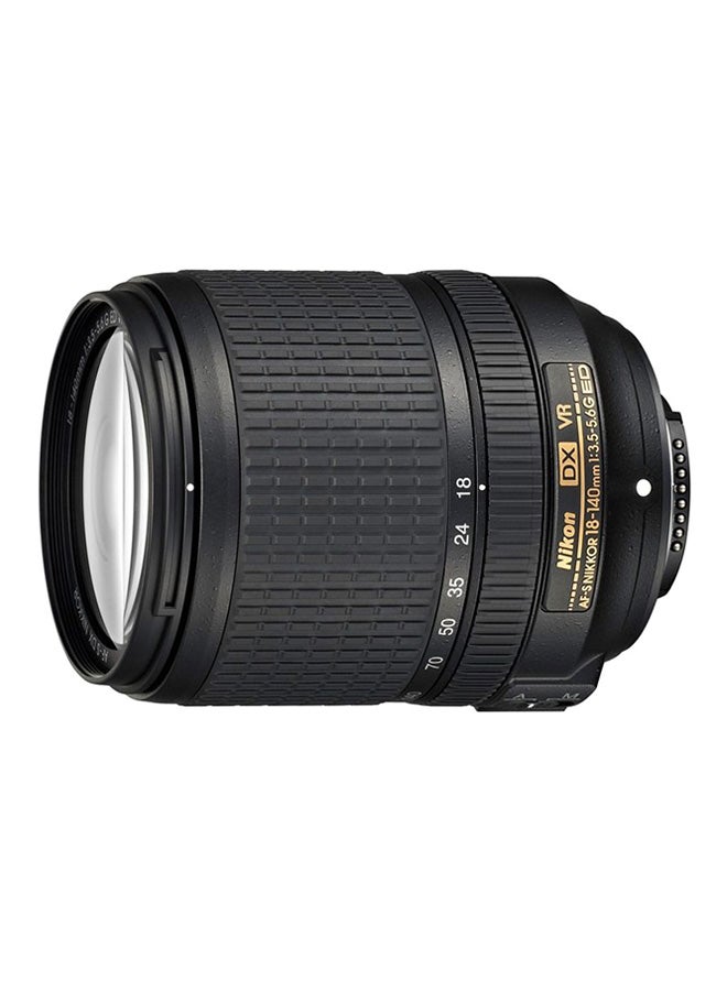 نيكون عدسة كاميرا AF-S DX ED VR ببعد بؤري 18-140مم وفتحة f/3.5-5.6G أسود - Image 1