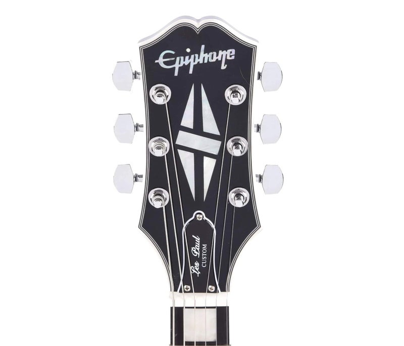 Epiphone EILPCAJV3ASBNH3 Artist Adam Jones Les Paul Custom Art Collection Electric Guitar Julie Heffernan's "Not Dead Yet," - Antique Silverburst - Image 4