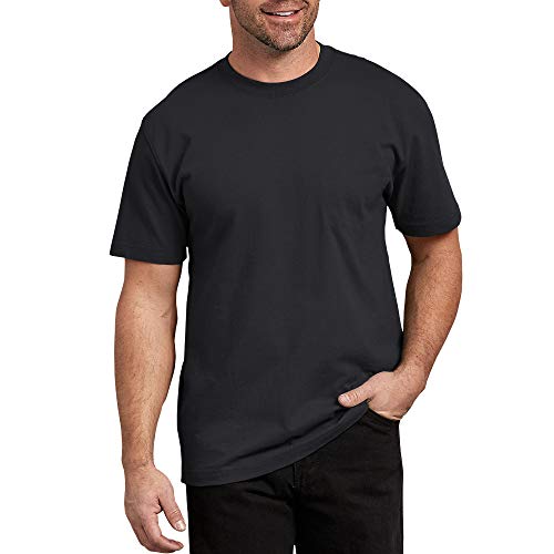 Dickies mens Short Sleeve Heavyweight Crew Neck Work Utility T Shirt, Black, Medium US - Image 4