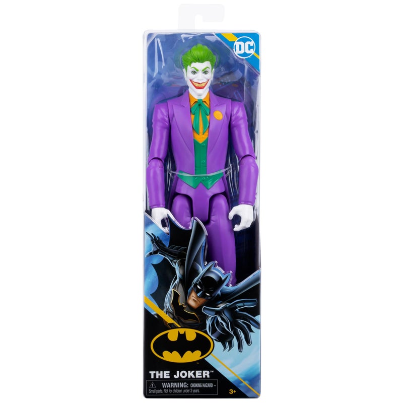 DC Comics Spin Master Batman Toys Collection Flexible 12 Inch Joker Villain Action Figure for Children Ages 4 and Up - Image 2
