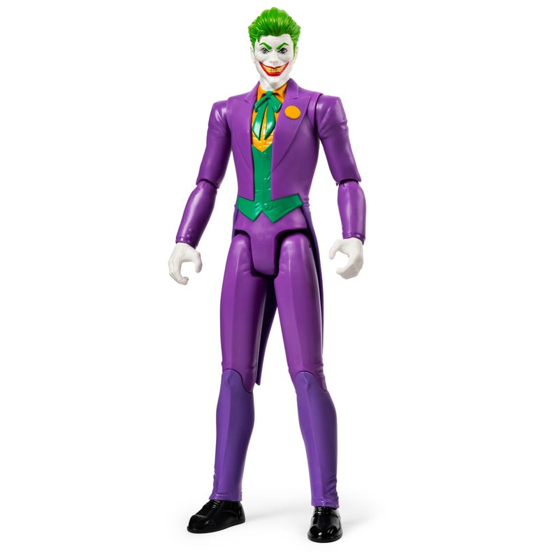 DC Comics Spin Master Batman Toys Collection Flexible 12 Inch Joker Villain Action Figure for Children Ages 4 and Up - Image 1