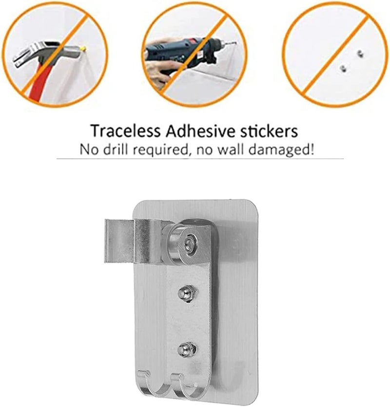 VishBin Shower Head Hand Shower Set External Shower Head for Sink Shower Head Set with Hose and Stand Bathroom Installations for Washing Hair Cleaning the Sink and Bidet - Image 5