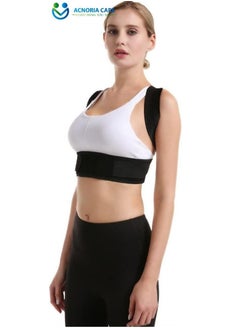 ACNORIA CARE Adjustable Back Corrector Corset To Correct Body Posture Clavicle Spine Shoulder And Lumbar Support Black Color Size XL - From Acnoria Care  - Image 2