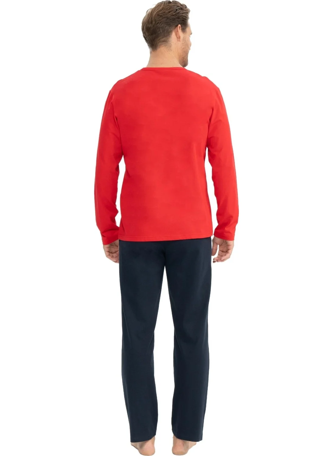 U.S. Polo Assn. Men's Long Sleeve Seasonal Pajama Set