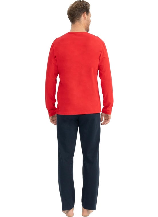 U.S. Polo Assn. Men's Long Sleeve Seasonal Pajama Set  - Image 3