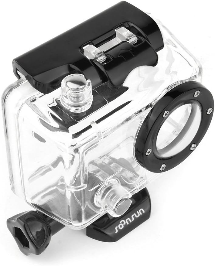 SOONSUN Side Open Skeleton Housing Case for GoPro HD Hero 1 & Hero 2, Frame Mount for Audio Recording and Live Streaming Setup - Image 4