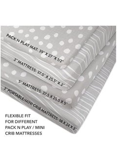 Moro Moro Soft & Breathable Mini Crib Sheet – 100% Cotton  - Image 3