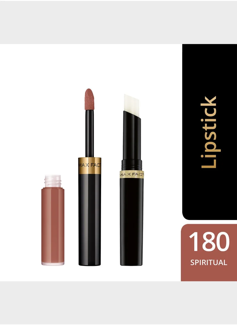 Max Factor Lipfinity 2-Step Long Lasting Lipstick - 180 - Spiritual, 2.3ml + 1.9G