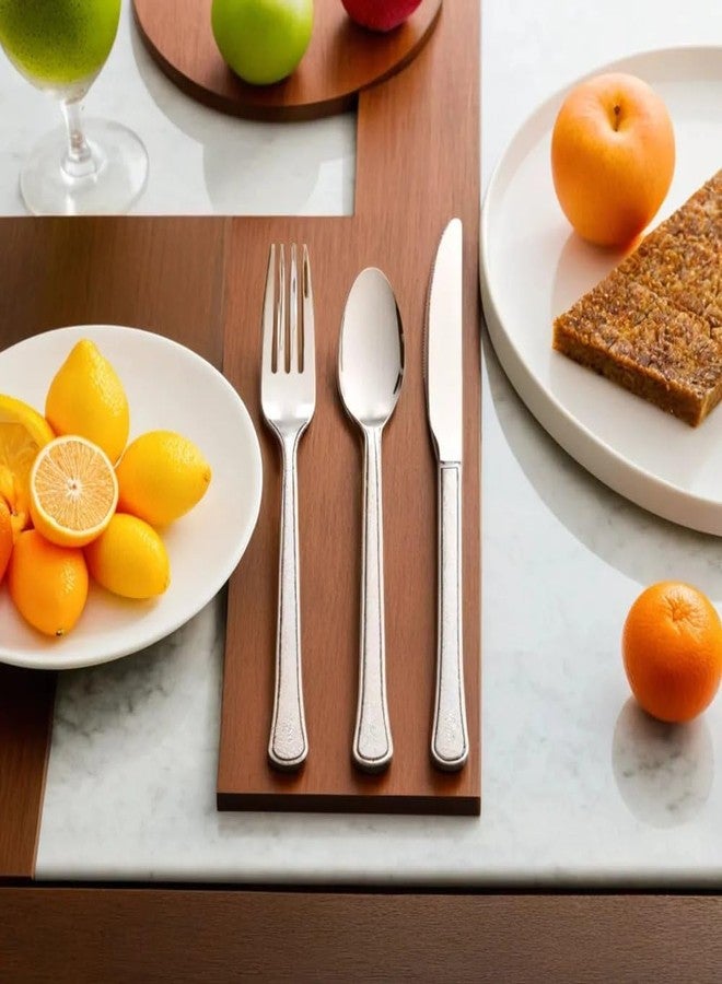 Amscan Clear Plastic Heavy Weight Assorted Cutlery (80 Count) - Premium Disposable Plastic and Sturdy Cutlery, Perfect for Home Use and All Kinds of Occasions - Image 2