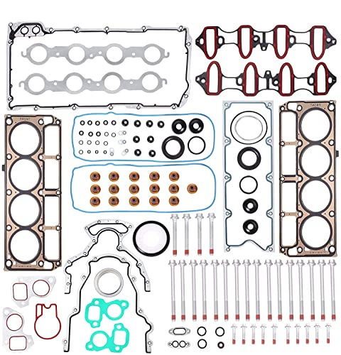 LIMICAR Cylinder Head Gasket Full Set Compatible with 2002 2003 2004 2005 2006 2007 2008 2009 2010 2011 Silverado Tahoe GMC Yukon Envoy Buick Cadillac 48L 53L