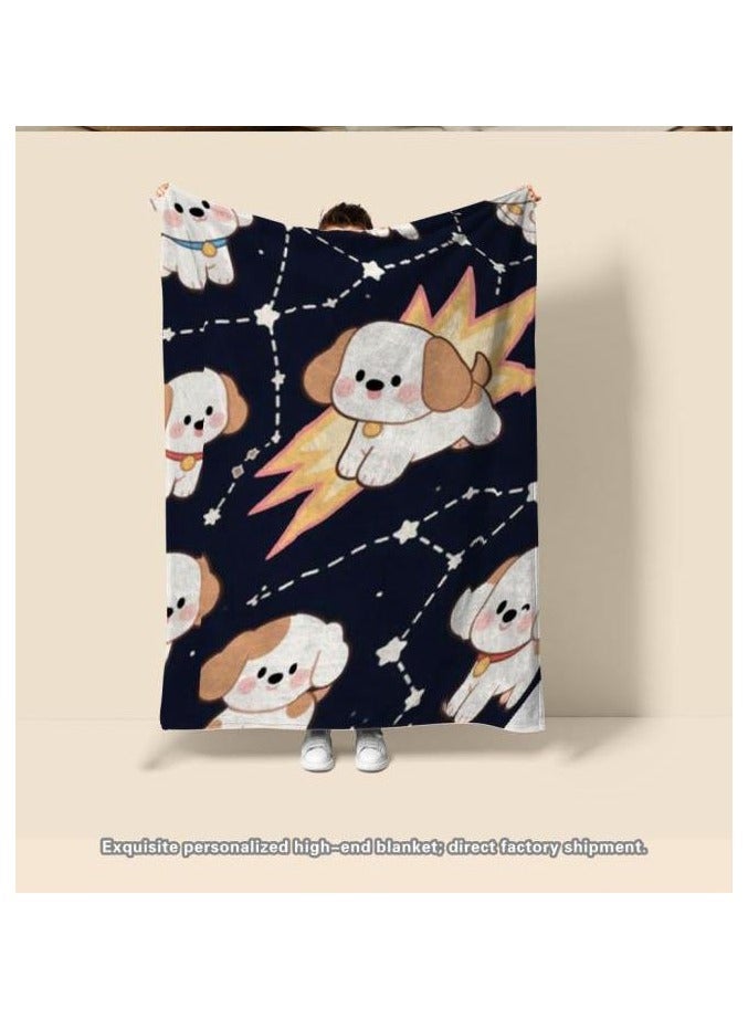 عام بطانية رقيقة من الفانيلا الكرتونية للأطفال والرضع (دافئة ومريحة، ومناسبة للنوم والألعاب) 70 سم * 100 سم - 448 - Image 4