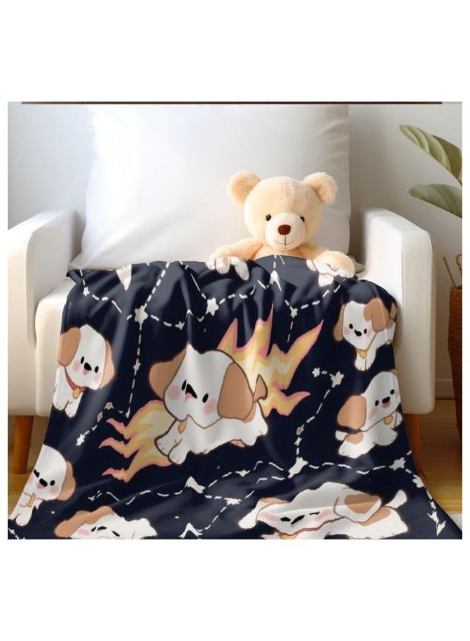 عام بطانية رقيقة من الفانيلا الكرتونية للأطفال والرضع (دافئة ومريحة، ومناسبة للنوم والألعاب) 70 سم * 100 سم - 448 - Image 5